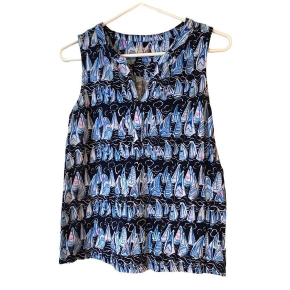 Lilly Pulitzer Tops - Lilly Pulitzer Sailboat Tee S